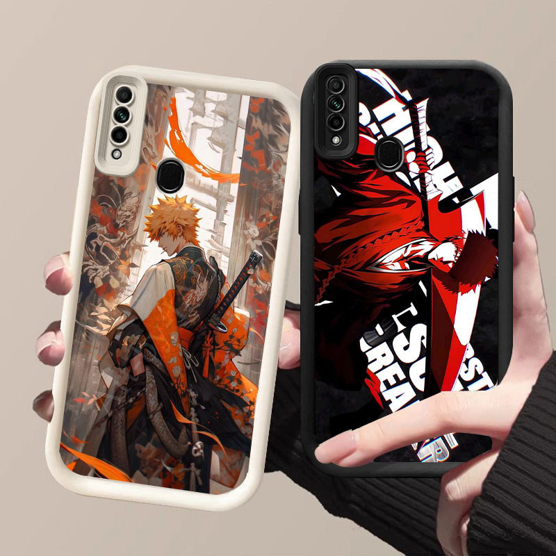 JP-11 BLEACH Casing silikon lembut anti guncangan Realme Note Narzo 70 70T 80 Lite