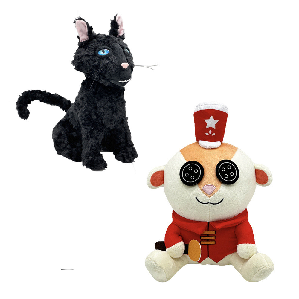 Boneka Kucing Coraline Hitam Baru , Plush Coraline, Hewan Isi Berkualitas