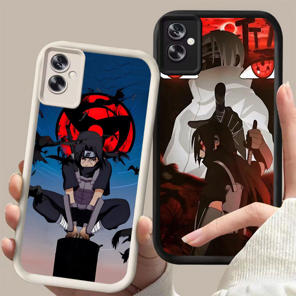 SK-39 Anime Uchiha Itachi Silikon hitam putih Casing untuk OPPO Realme Narzo C35 A79 Real C31 50A A5