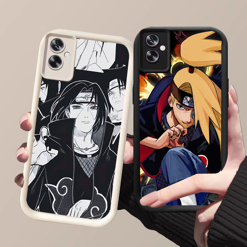 JP-62 Naruto Itachi Casing silikon lembut anti guncangan OPPO Realme Narzo A79 Real A3 A3X A5i C31 C