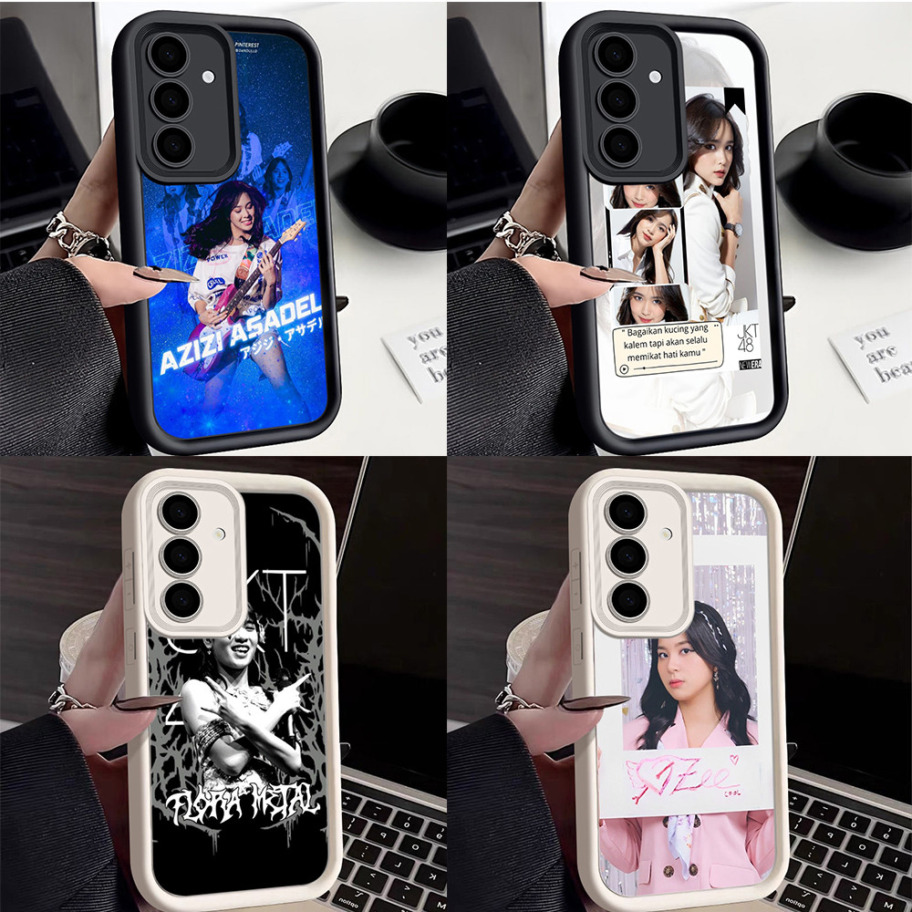 Casing HP Samsung Galaxy A56 A36 A07 A26 A17 S25 Ultra F07 M07 5G KK22 JKT48 art Softcase