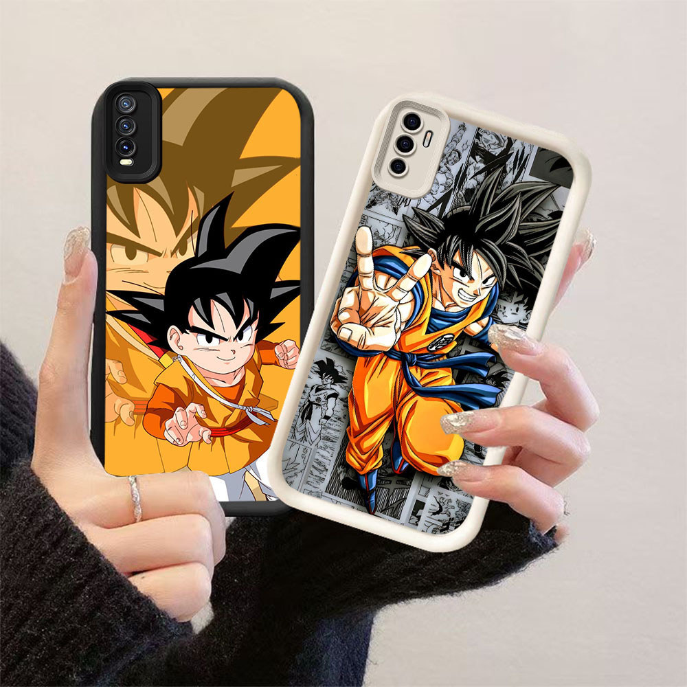 TP-6 Dragon ball Goku Silikon Casing untuk VIVO iQOO Y12S Turbo Y20S Y20 13 10 Y20i Y11S NEO Z10 S1 