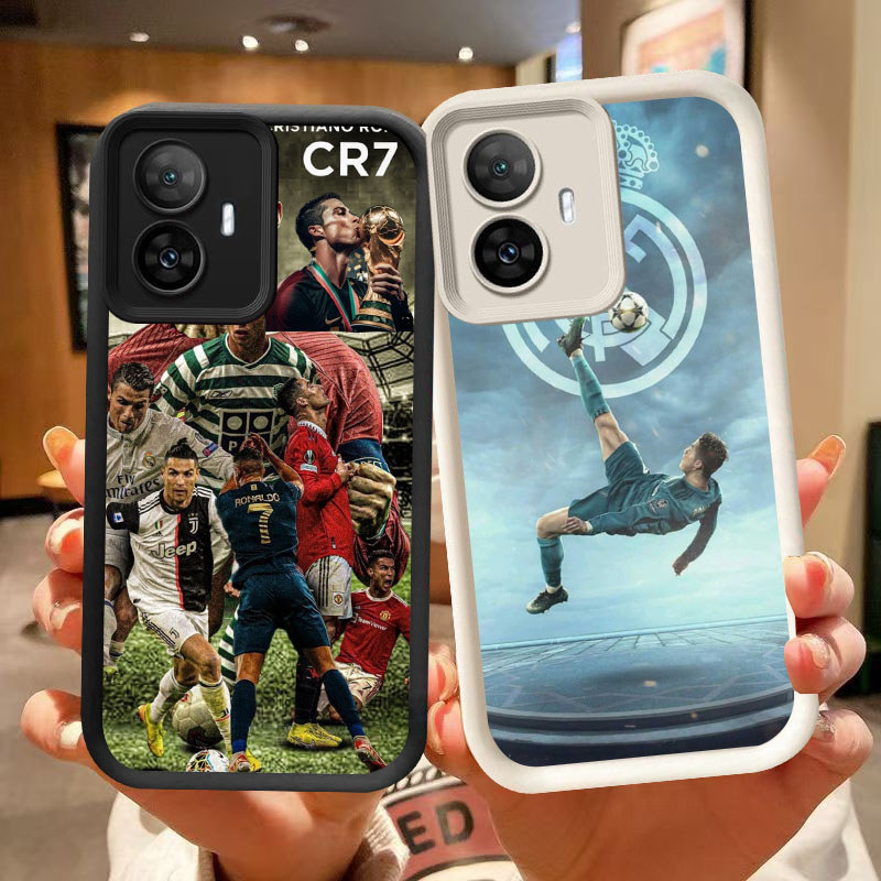 TP-23 Ronaldo Silikon Casing untuk OPPO Reno Narzo 10 C67 C55 F25 N55 13F 11F 11 Pro 5G Realme 4G