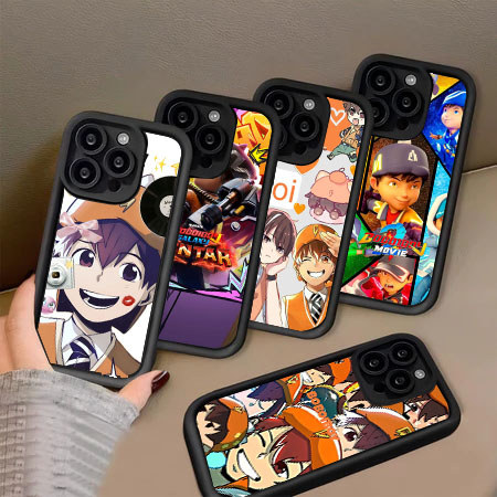 KU13 Boboiboy Hp Plating Casing untuk VIVO Y20S Y91 V9 Y15 Y20i Y81S Y66 Y20 Y91C Y91i Y50 Y19 Y81 Y