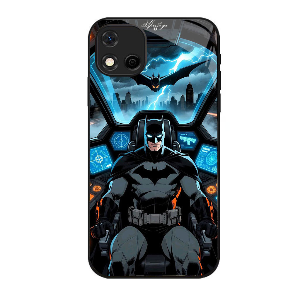JP-17 DC Batman Case KACA Soft Edge Untuk OPPO Realme Reno 4 4F C20A C11 A16E A16K C20 A93 F17 Pro L