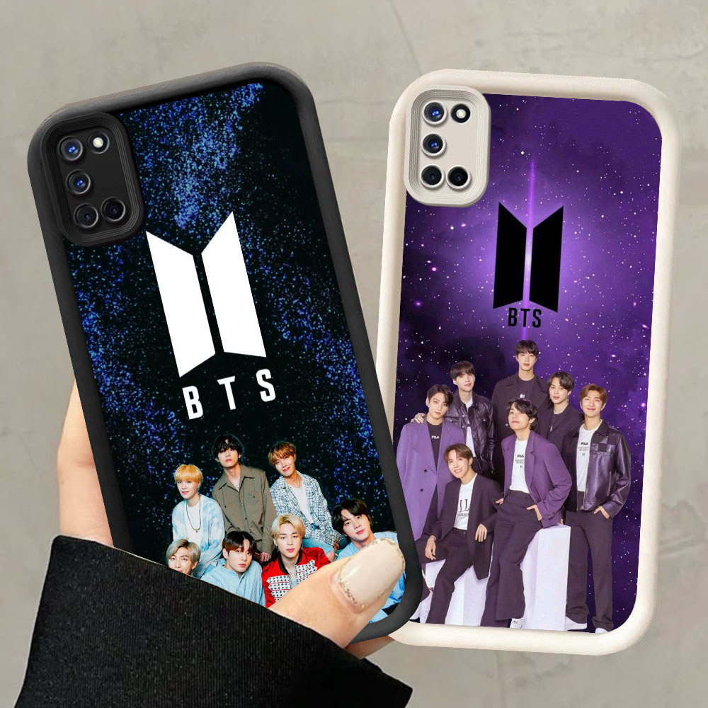 HR-6 BTS Bangtan Shockproof Casing untuk OPPO A92 A94 A55 F19 A74 A52 F19S A95 A72