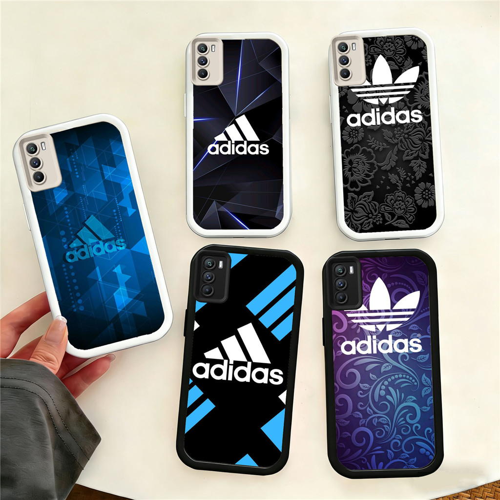 XB1 A-adidas Hp Plating Casing untuk OPPO A17K A18 A16 A16E A17 A15 A16s A16K A31 A33 A35 A36 A15s 2