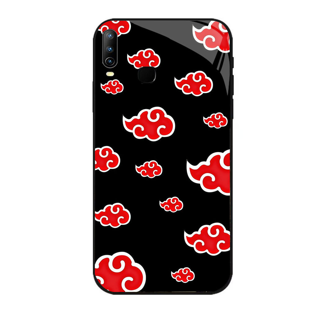 JP-64 Naruto logo Case KACA Soft Edge Untuk VIVO Y19 Y15 X23 Y17 Y93 Y12 Y91 Y95 2019 Y85 Y91C Y89 Y