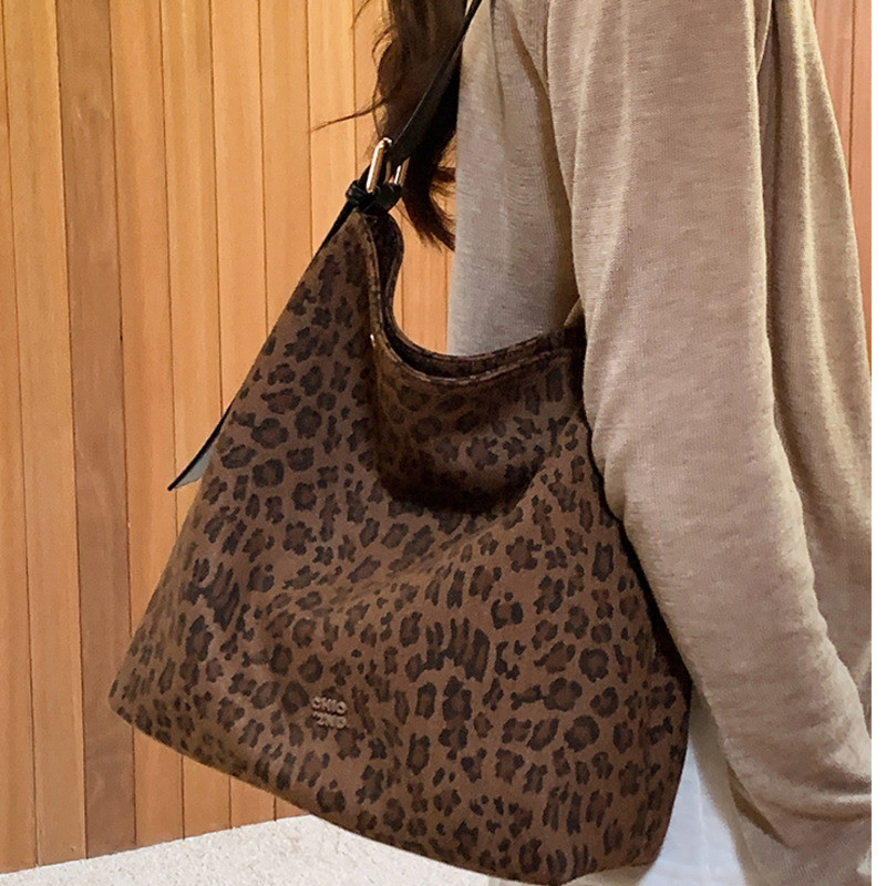 Tas Tote Selempang Kain Kanvas Motif Macan Mewah