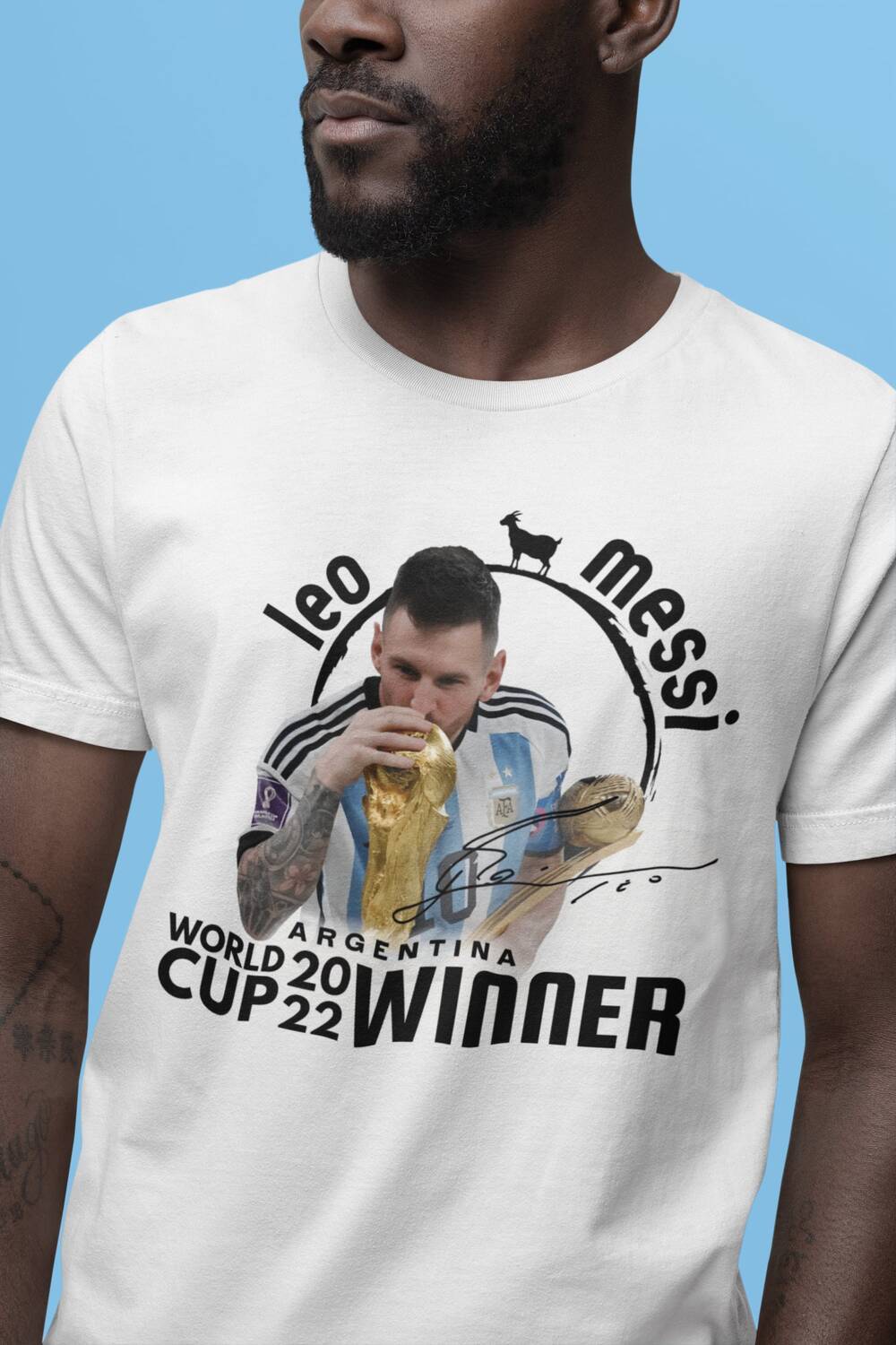 Kaos Lionel Messi, Kaos Suporter Argentina, Hadiah Untuk Pemain Sepak Bola, Kaos Olahraga, Kaos Vint