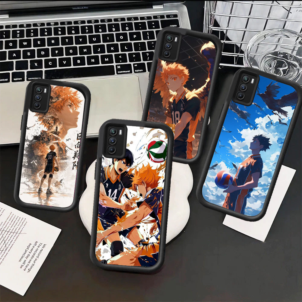 XC40 Haikyuu Anime Hp Plating Casing untuk OPPO A31 A15s A12s A18 A17K A12 A17 A15 A16E A33 A16s A12