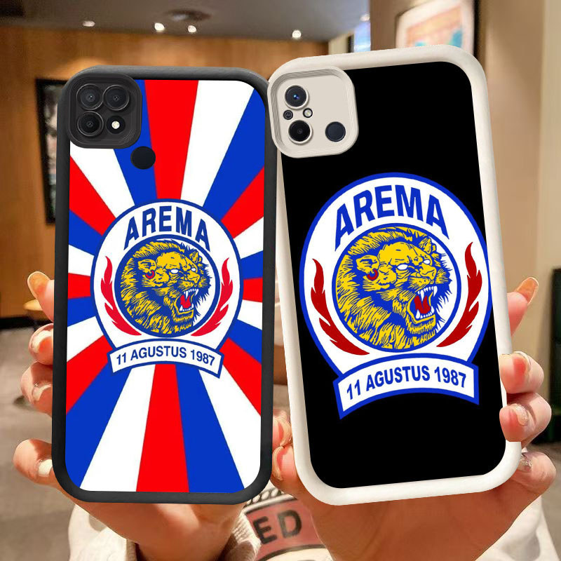 SK-64 Indonesia FC Arema Silikon hitam putih Casing untuk Xiaomi Redmi POCO Note 9C C55 C31 15 11A 1