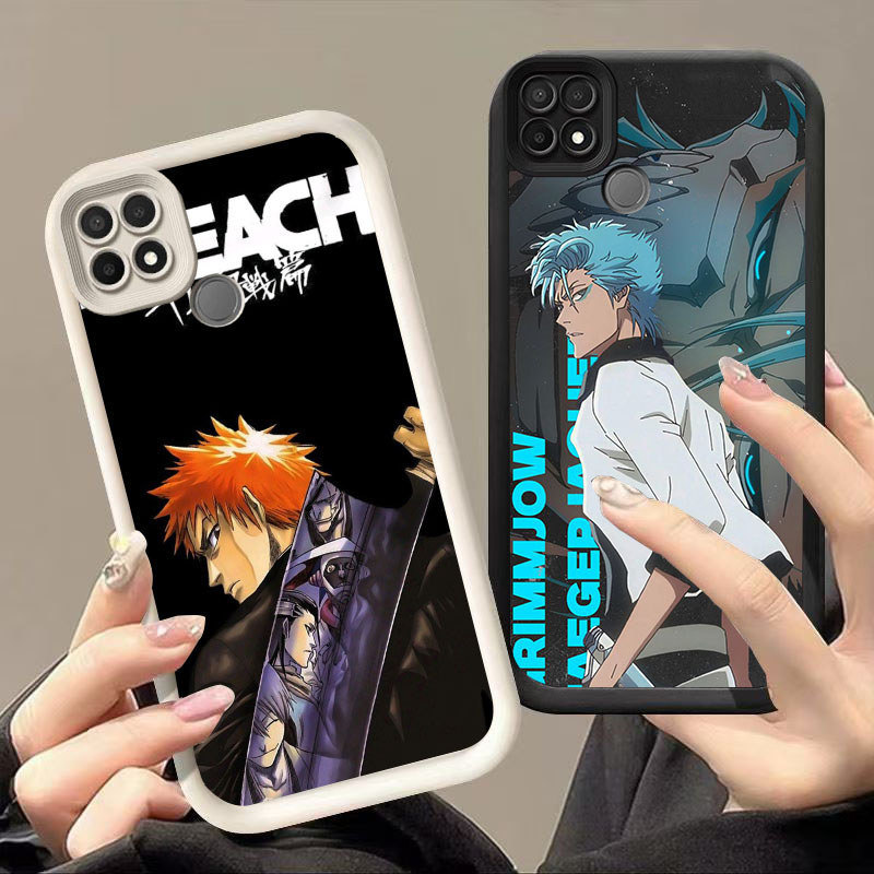 SK-37 Anime Bleach Silikon hitam putih Casing untuk Realme Note Narzo 70 80 70T Lite