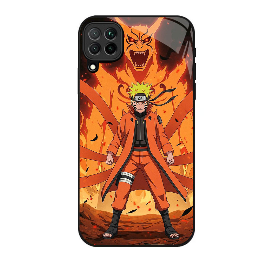 JP-65 Naruto Uzumaki Case KACA Soft Edge Untuk Samsung M32 A12 M12 A22 5G