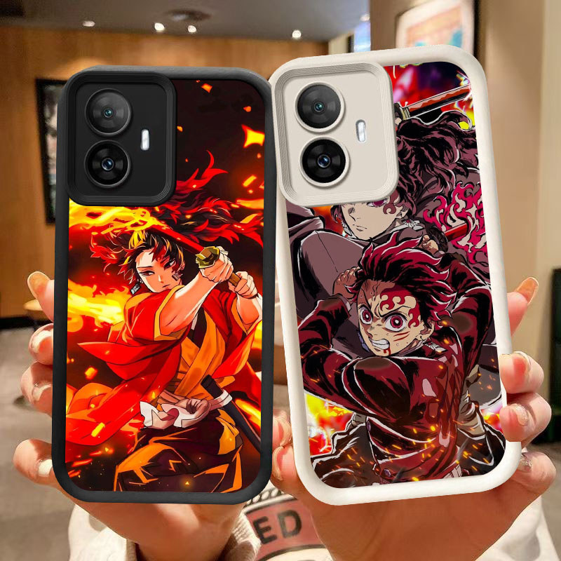 TP-28 XDemon Slayer Kimetsu no Yaiba Silikon Casing untuk OPPO Reno Narzo 10 C67 C55 F25 N55 13F 11F