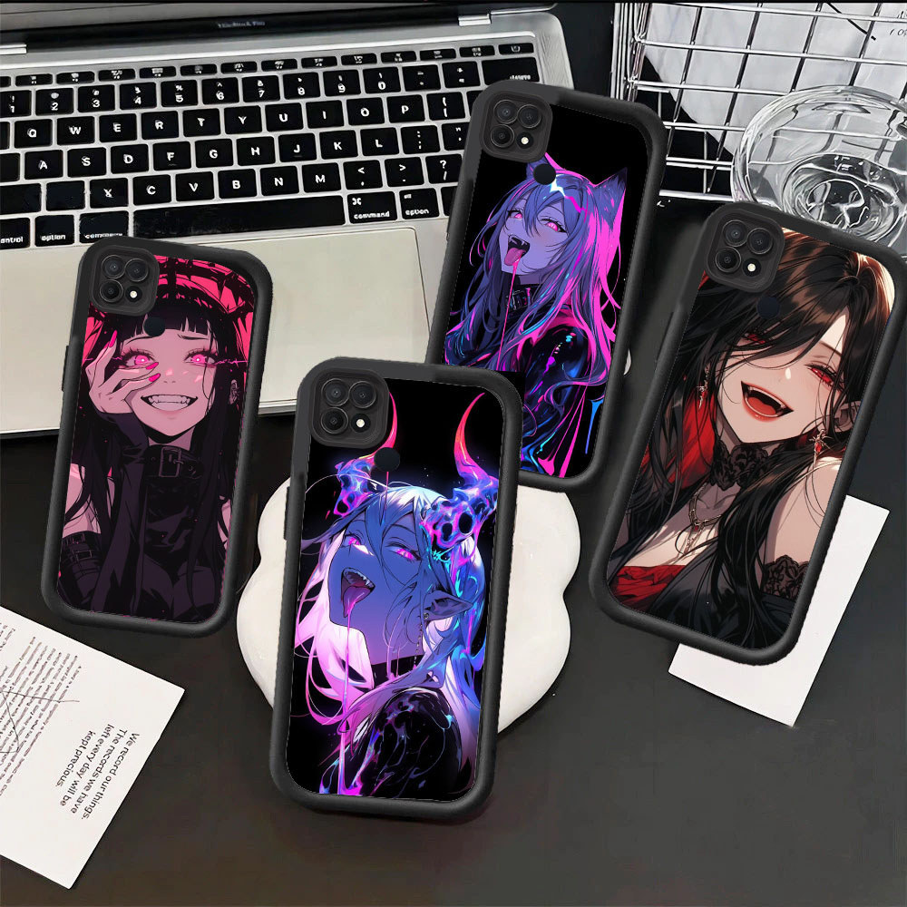 XC5 anime girl Hp Plating Casing untuk Xiaomi Redmi POCO X5 11A X3 14 12C C65 X6 14T 14C A3 Pro 5G k