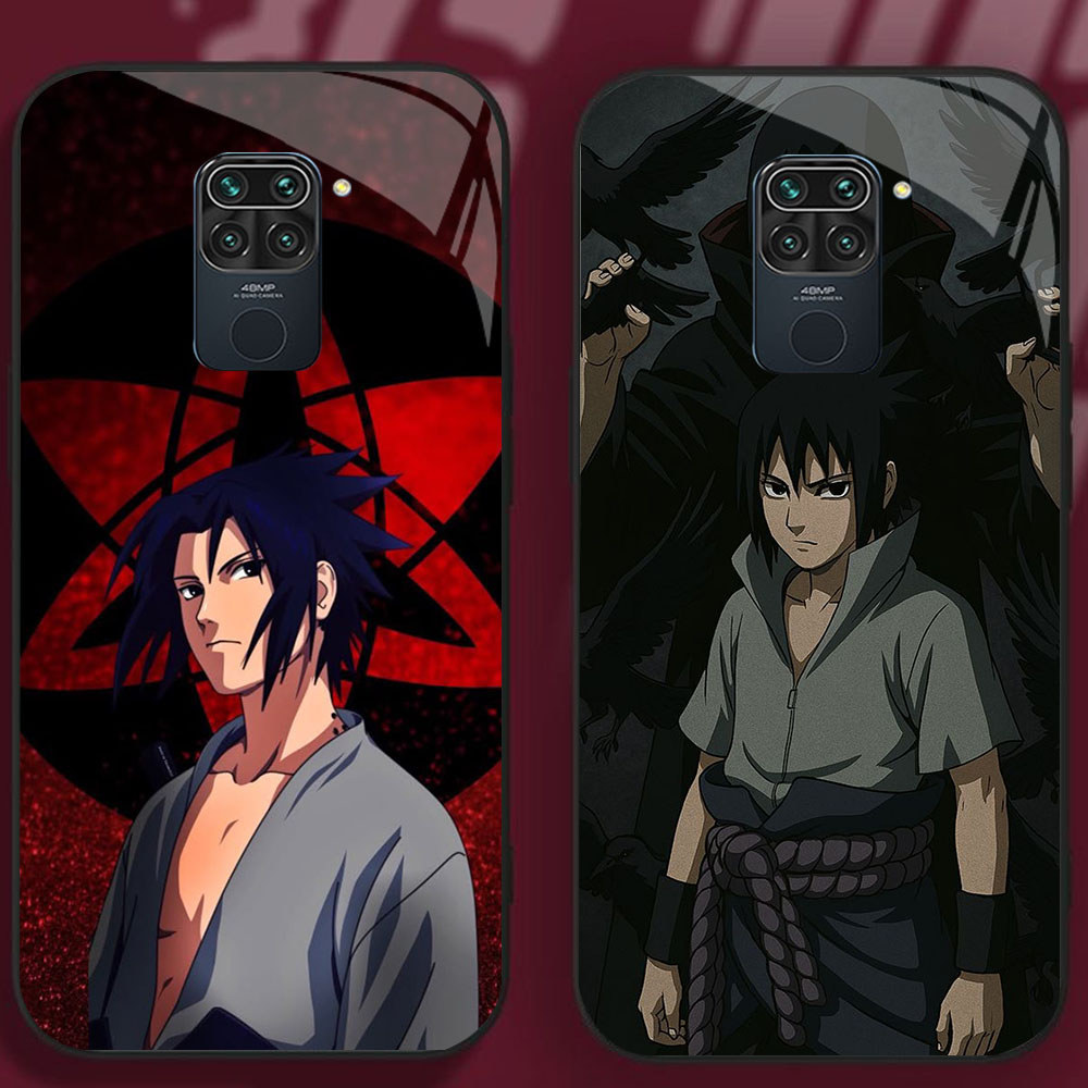 SK-74 Madara Uchiha in Naruto KACA Bertepi Lembut Casing untuk for Xiaomi Redmi Note Poco NFC M2 X3 