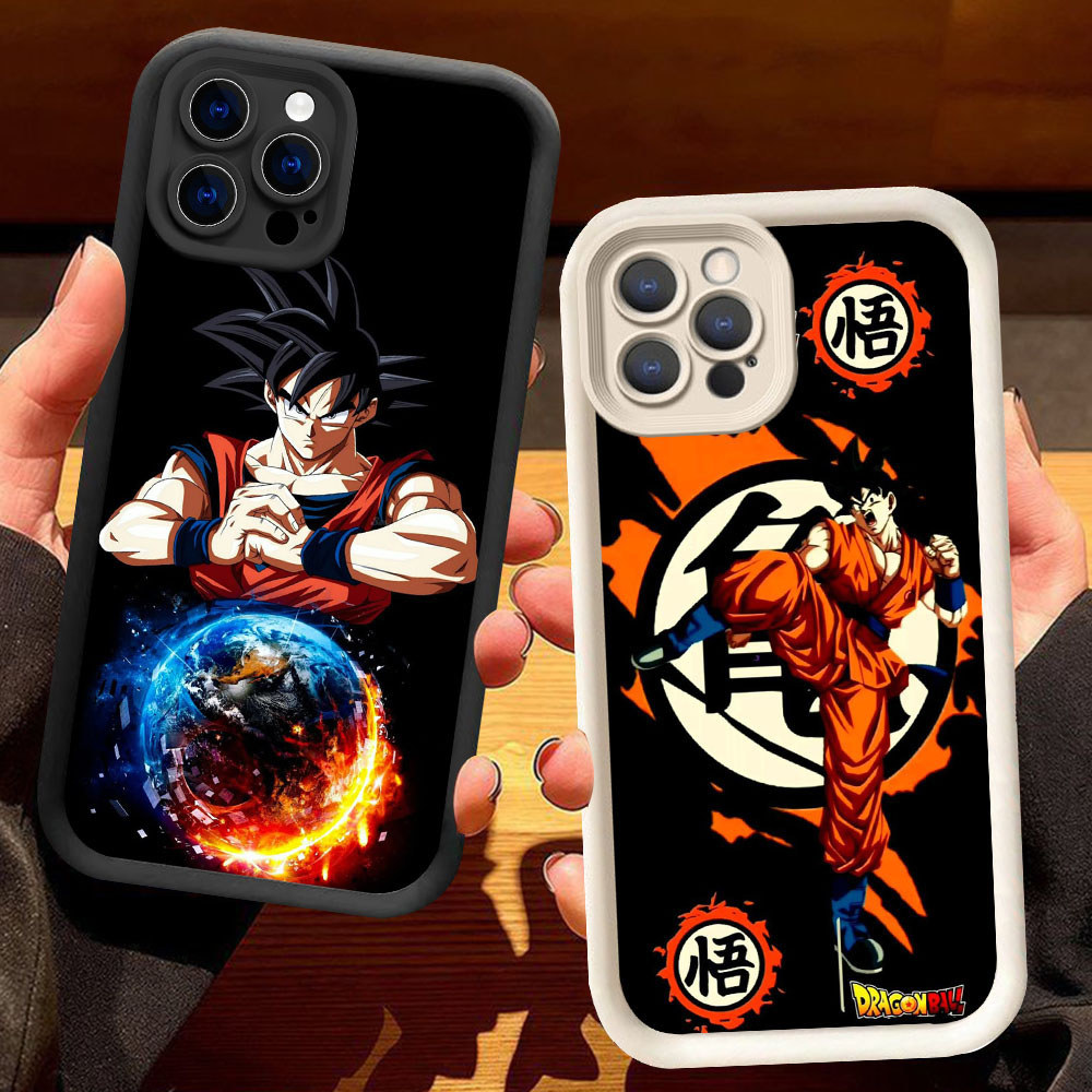 KD-13 Goku Luxury Casing untuk iPhone 14 15 16 17 Pro Max