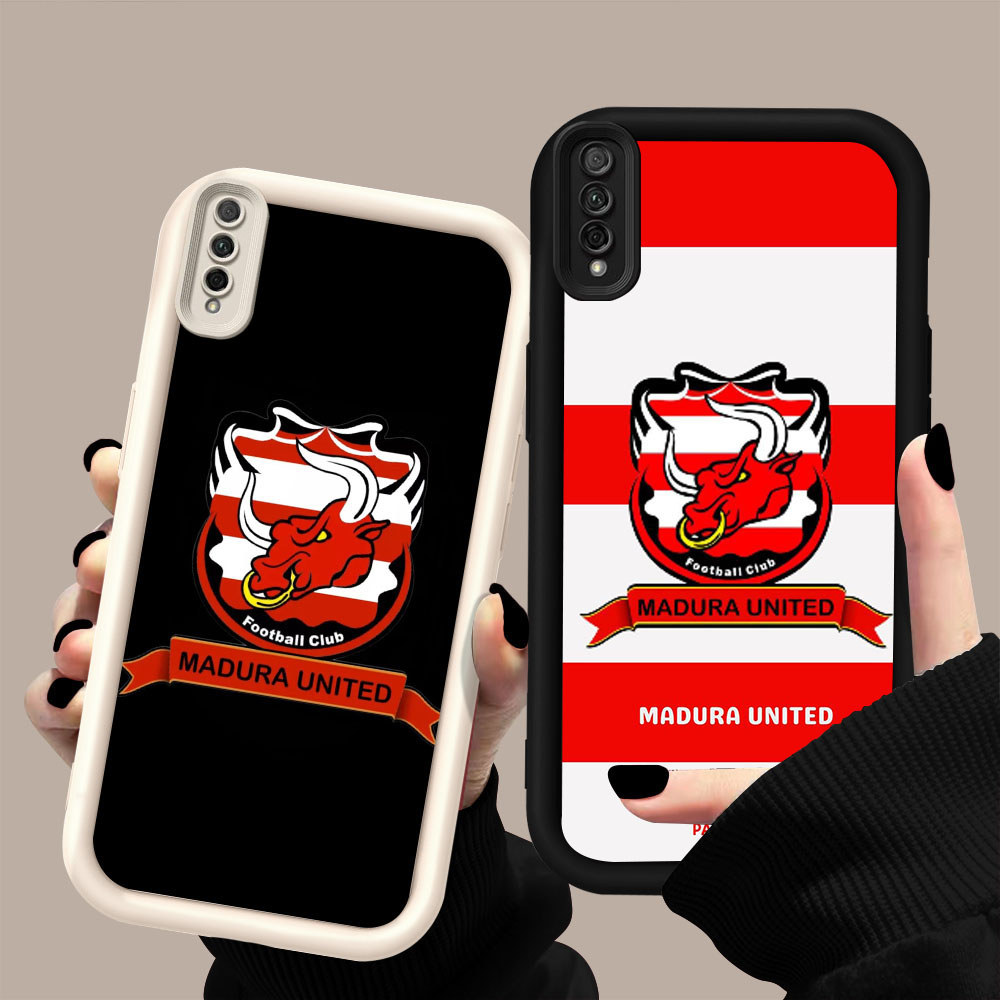 TP-12 Madura United Indonesia FC Silikon Casing untuk Samsung M02 A7 A30s A50 A02 Core A03 A50s 2018