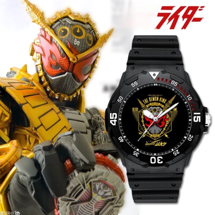 Kamen Rider Peripheral Encounter Demon King ZI-O Same Waterproof Sports Watch Simple Quartz Watch