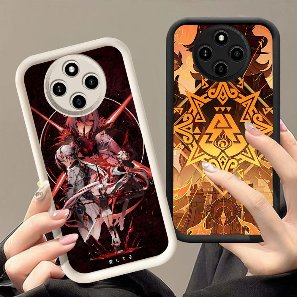 JP-44 Genshin Impact Casing silikon lembut anti guncangan Xiaomi Redmi Poco A3 C61 12 X3 13 14C A3X 