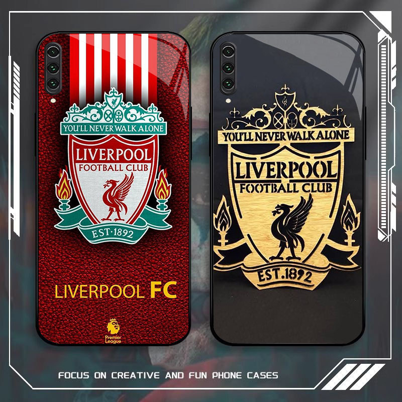 JP-34 FC Liverpool Case KACA Soft Edge Untuk Samsung Note A02 A7 10 A70S 10Plus A50 A70 A10 2018 Pro