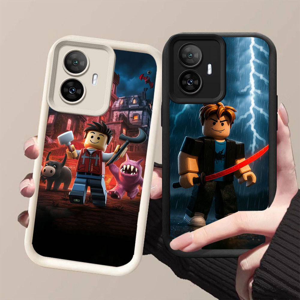 TP-21 ROblox Silikon Casing untuk OPPO Reno Narzo 10 C67 C55 F25 N55 13F 11F 11 Pro 5G Realme 4G