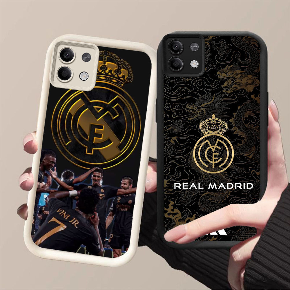 TP-20 Real Madrid Silikon Casing untuk Xiaomi Redmi Note Poco Red Plus5G X7 13 X6NEO Note13Pro M6Pro