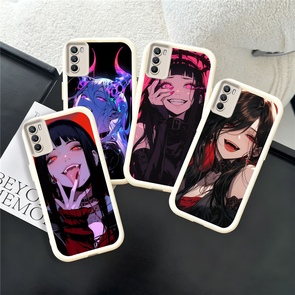 XC5 anime girl Hp Plating Casing untuk OPPO A31 A15s A12s A18 A17K A12 A17 A15 A16E A33 A16s A12E A1