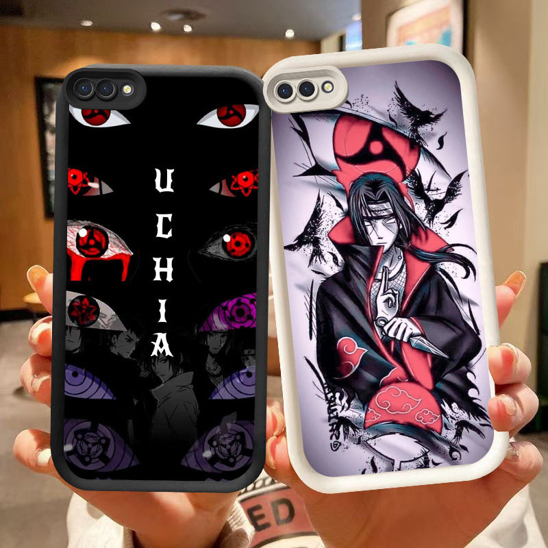 SK-39 Anime Uchiha Itachi Silikon hitam putih Casing untuk OPPO A12E A3S A12s C2s A1K C2 A12 Realme