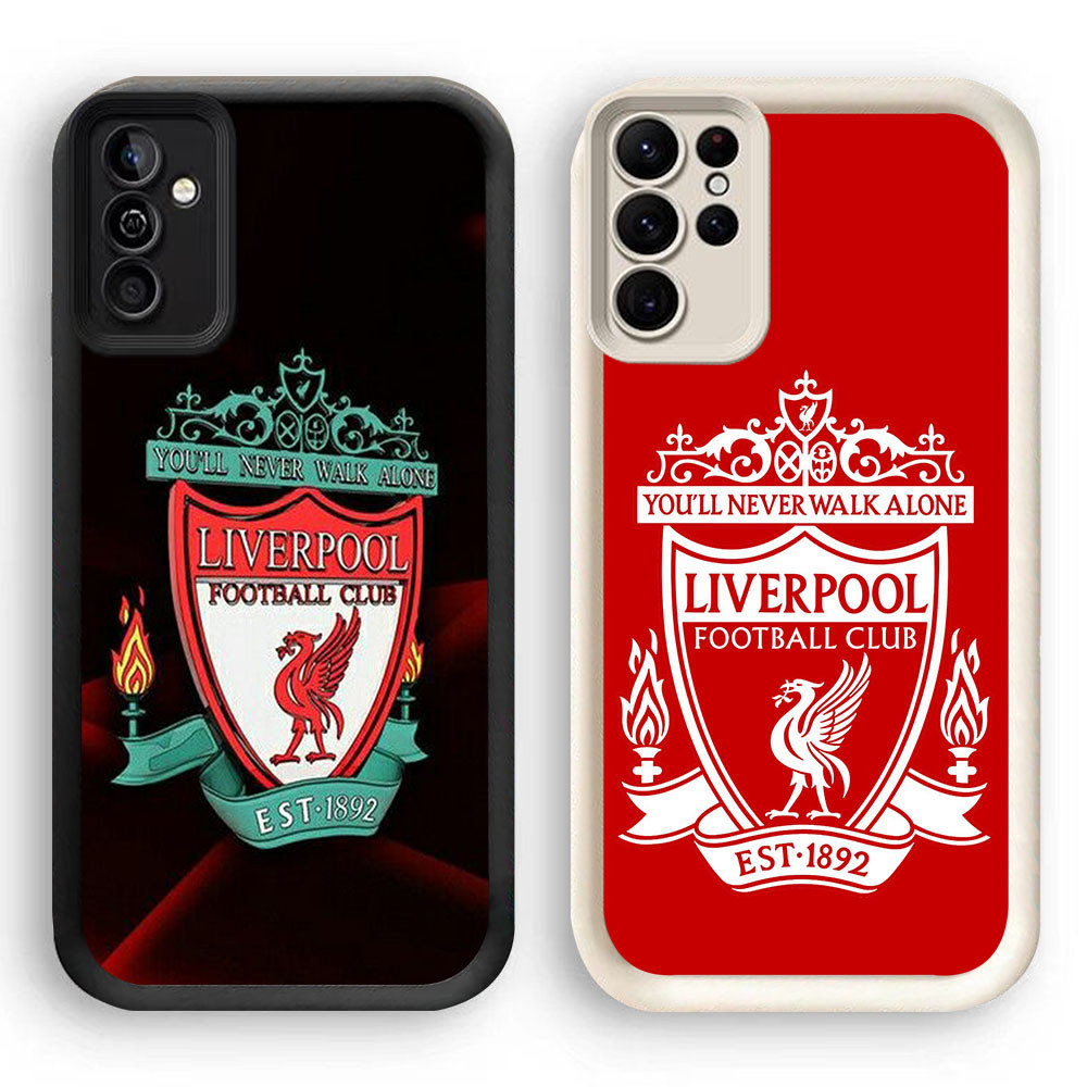 HR-19 Liverpool Shockproof Casing untuk Samsung A55 A54 M15 S25 S24 S21 FE Ultra