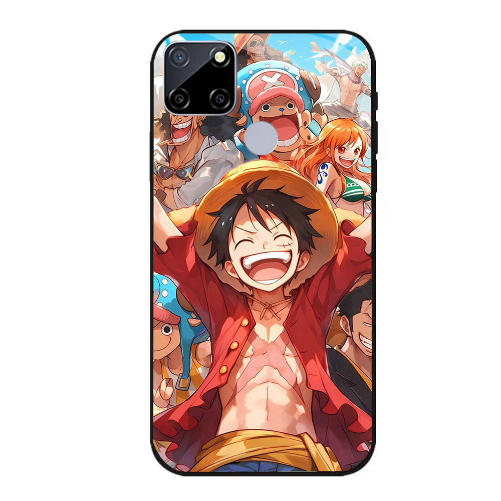 JP-67 One Piece Case KACA Soft Edge Untuk OPPO Realme Narzo C21Y A15S 20 C25S A15 C25 C21 C12 C25Y 3