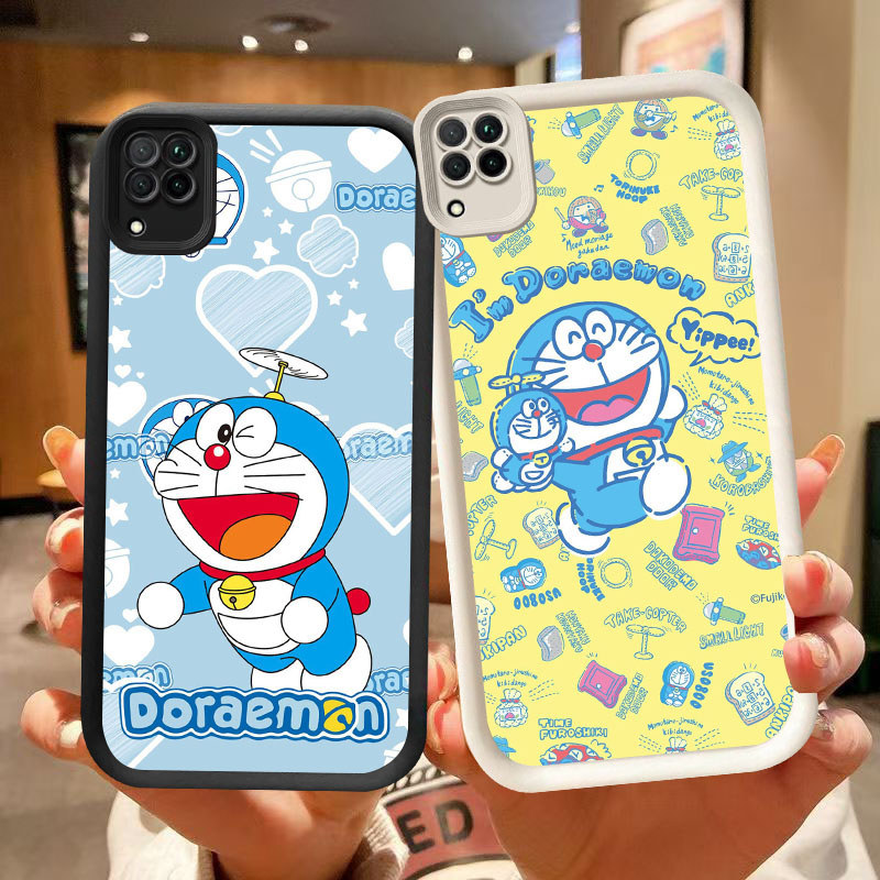 JP-26 Doraemon Casing silikon lembut anti guncangan Samsung A12 A22 5G
