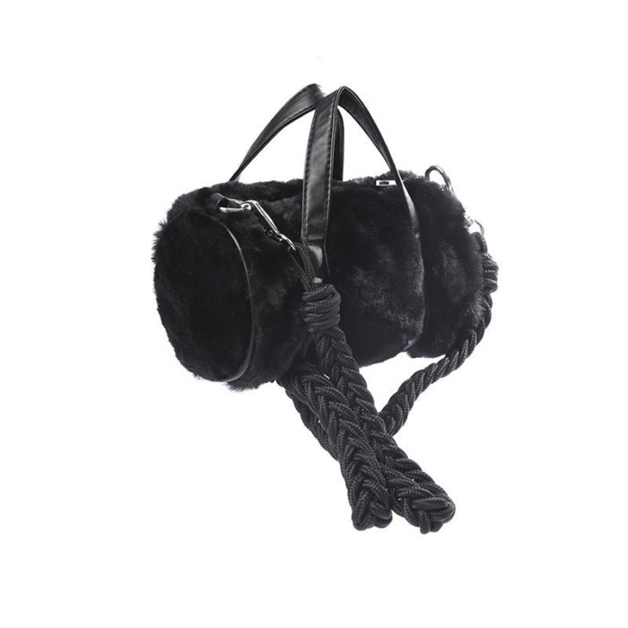 Tas Ketiak Rantai Portabel Anak Perempuan Populer Milenium Tas Berbulu Lucu Tas Ponsel Mewah Bahu Se