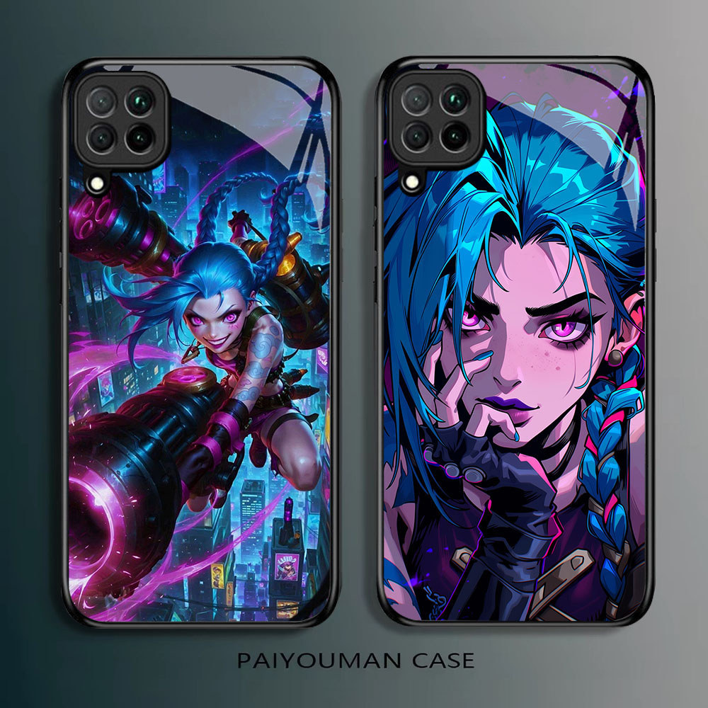 TF-35 Arcane Jinx HD Glass Casing untuk Samsung A12 M32 M12 A22 5G