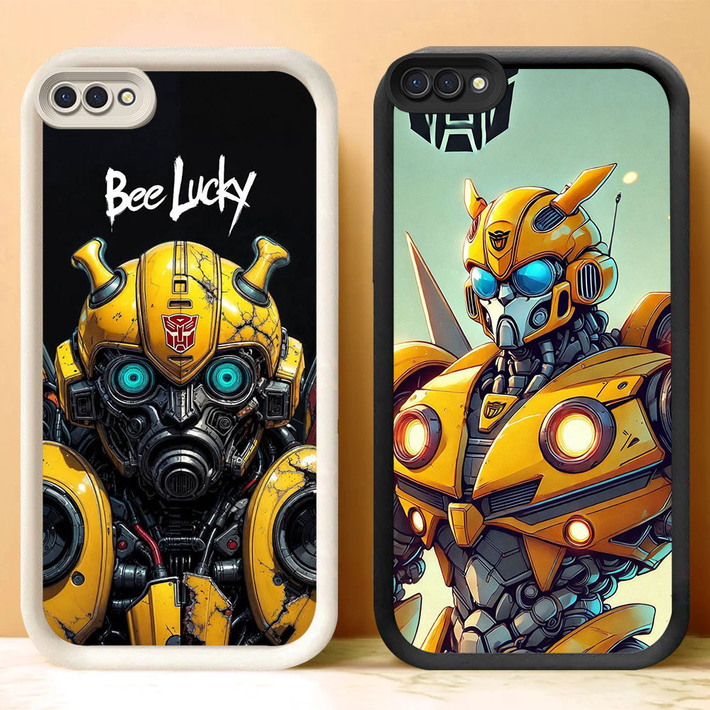 CU-32 Bumblebee Shockproof Soft Casing untuk OPPO A12 A1K A12E A3S A12s