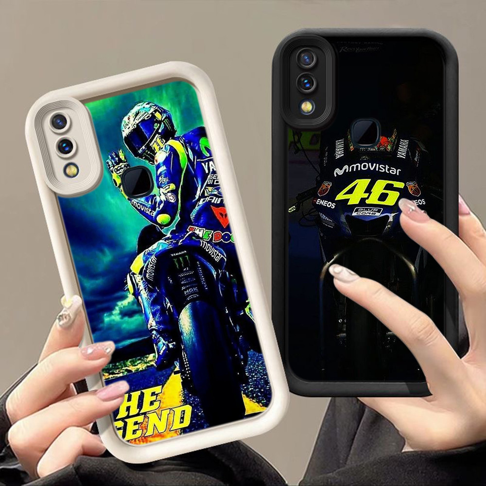 CC50 Racing 46 untuk Vivo Y100 Y400 V21 V20 Pro V21E V15 V9 Y83 Y81s Y66 Y67 Y65 Y75 Y55 Y53T Y56 Y7