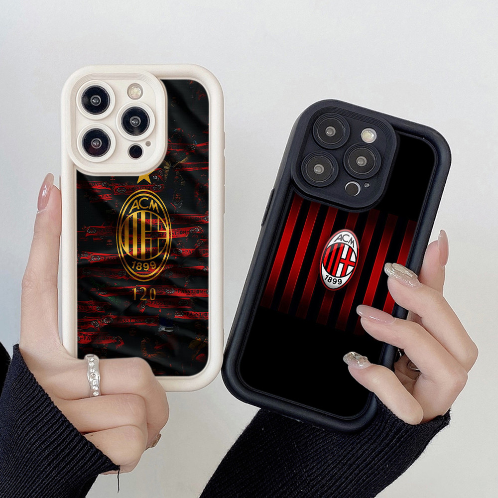 CC1 AC Milan untuk Samsung Galaxy A12 A13 A04s A22 A22S A23 A52 A52s A32 A33 A72 M15 M30S M21 F15 4G