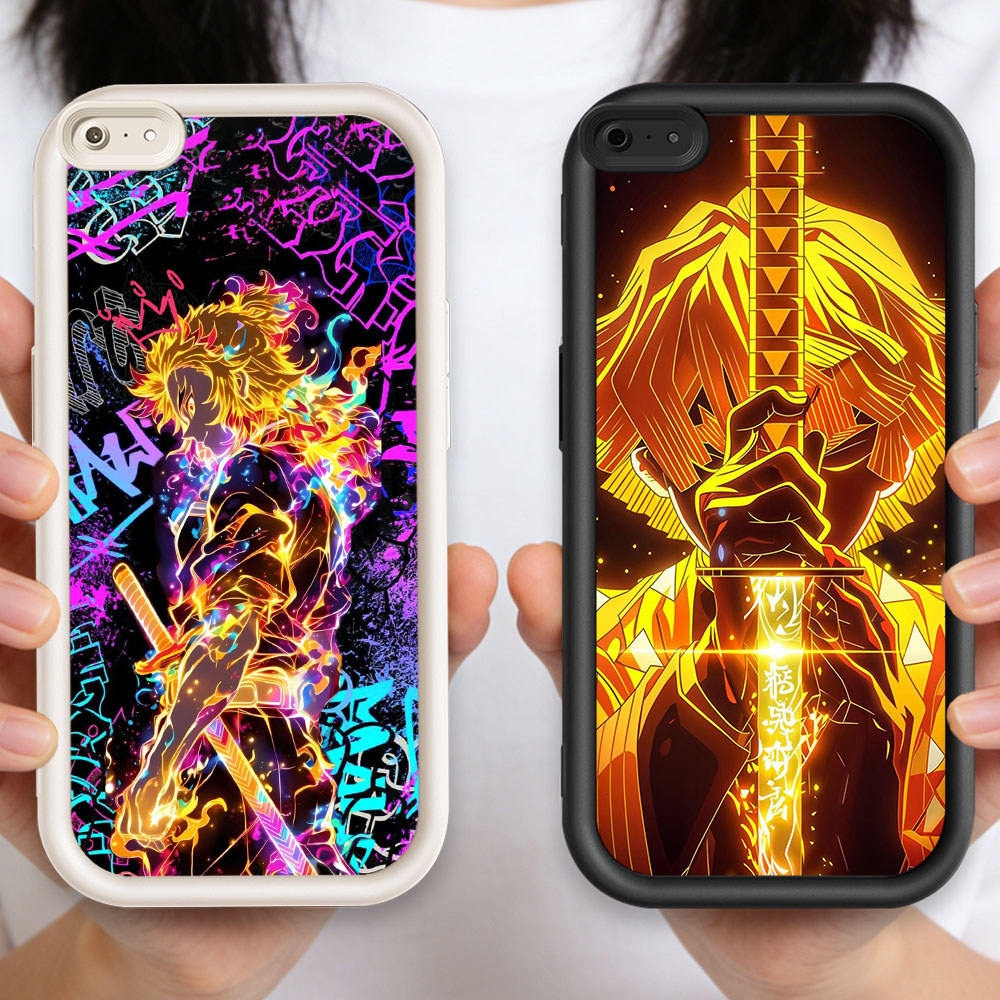 P-31 Demon Slayer Casing hp silikon tipis dan ringan untuk Realme Narzo C30S 14 C30 Narzo50iPrime N6