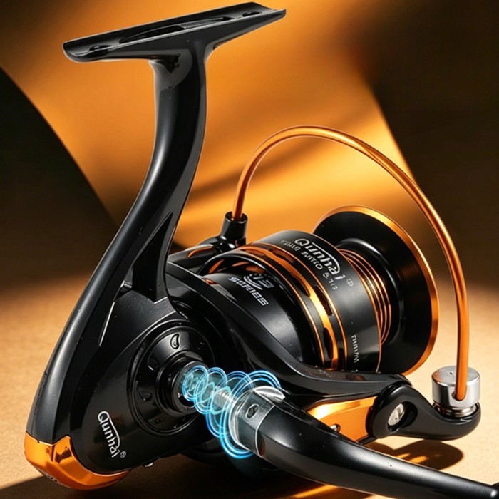 Qunhai SY Metal Head Fishing Reel Fishing Reel Spinning Reel Fishing Reel Raft Fishing Reel Fishing