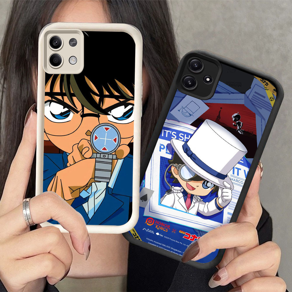 DY-11 Detective Conan Casing HP Untuk Xiaomi Redmi Note 12 13 14 Pro