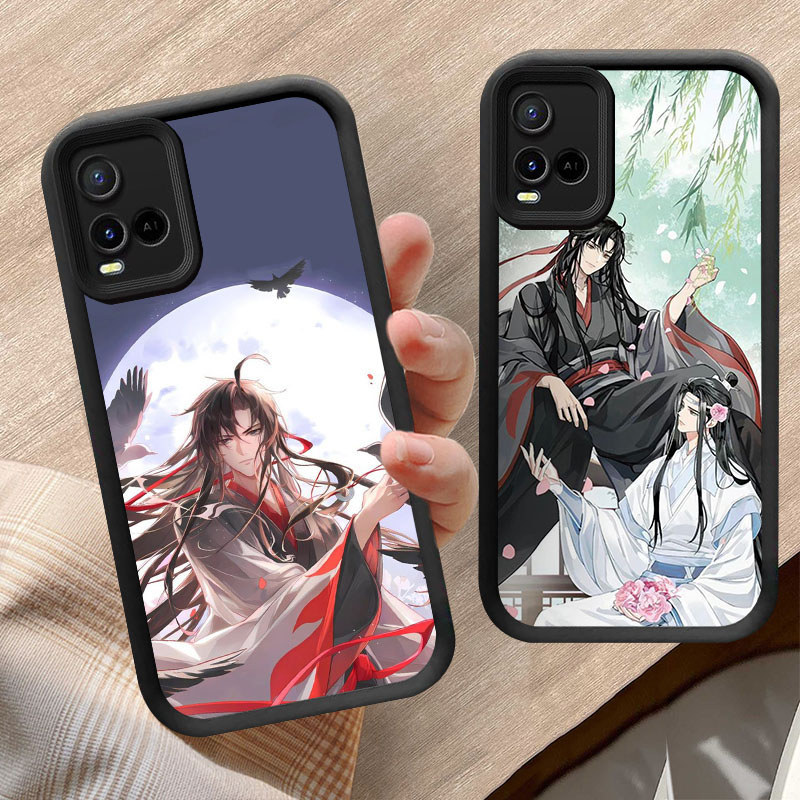 Casing untuk VIVO Y21 Y21t Y33s V20 Y21s Y21e Pro Kasus Hitam atau Putih P30 Mo Dao Zu Shi MDZS