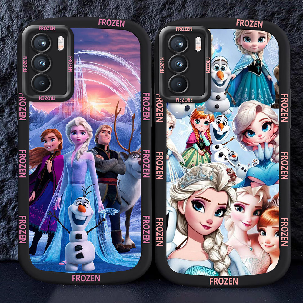 Casing untuk OPPO A16 A16S A54S Hitam dan putih Case M3 Frozen