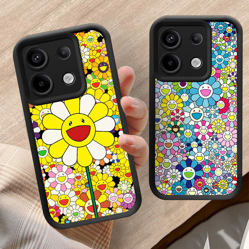 Casing untuk Infinix Note Zero 30 40S 40 Pro Plus 5G Kasus Hitam atau Putih P42 Murakami Takashi