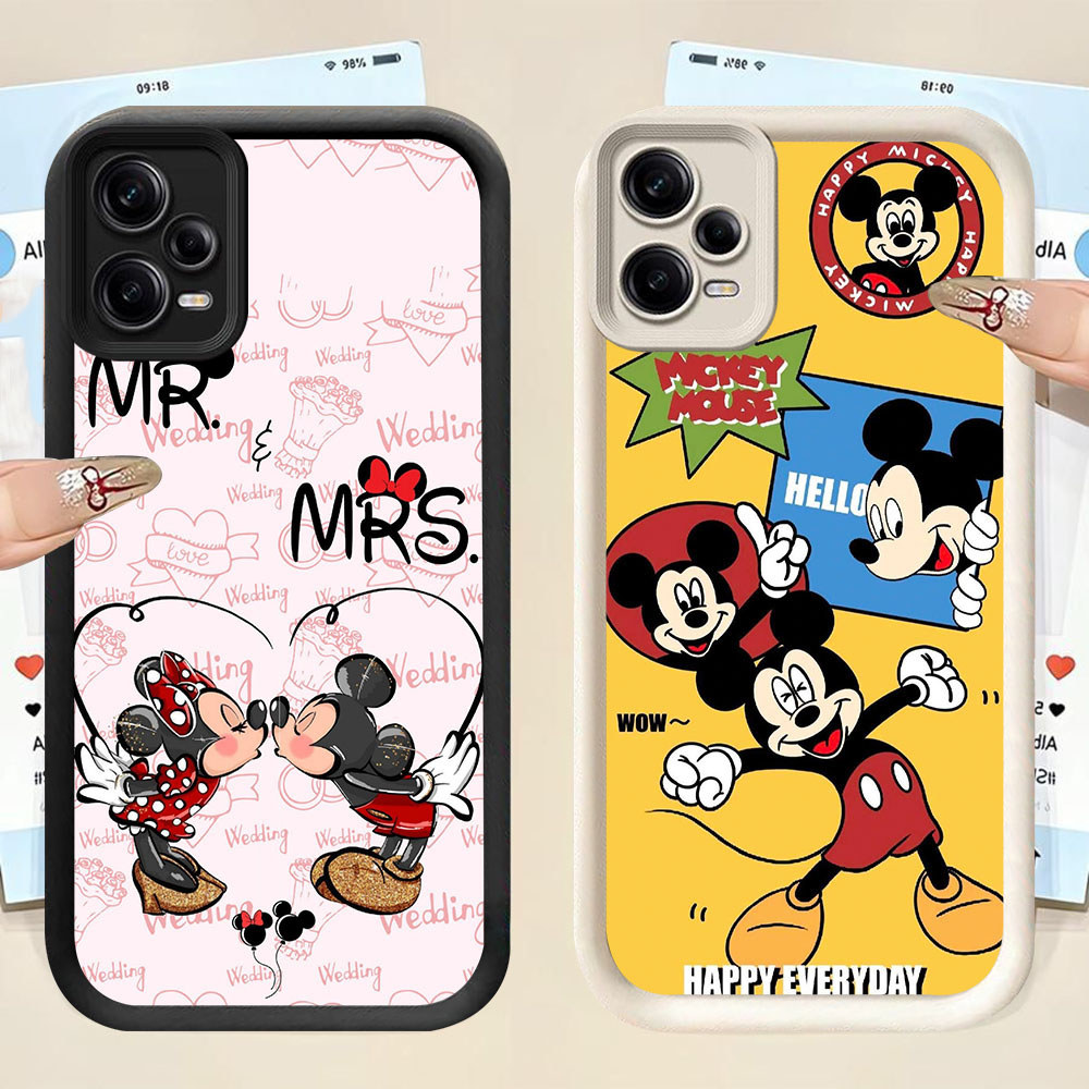 Casing HP Untuk Xiaomi Redmi Note 12 13X 15C Turbo 3 POCO X5 M6 F7 F6 F5 DK-33 Mickey Mouse
