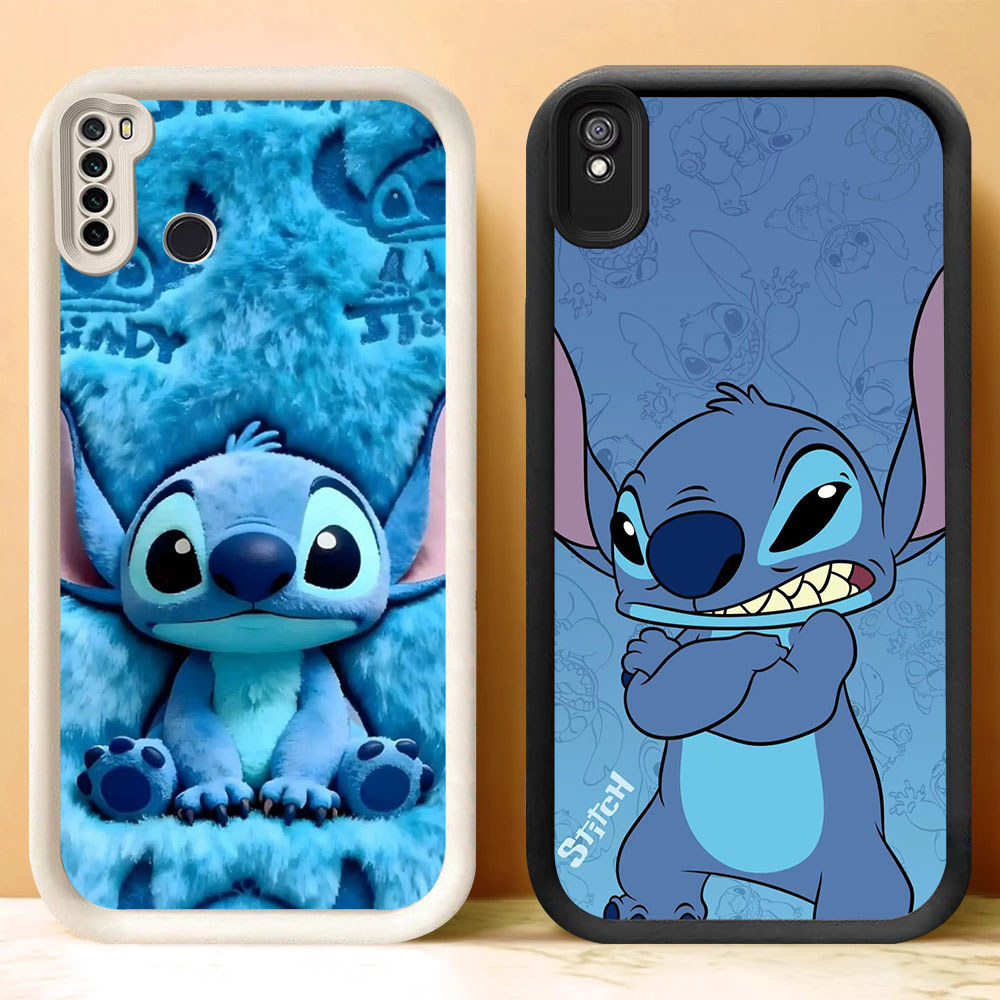 CU-74 Stitch Shockproof Soft Casing untuk Redmi Note 9T 7 6A 9A Pro