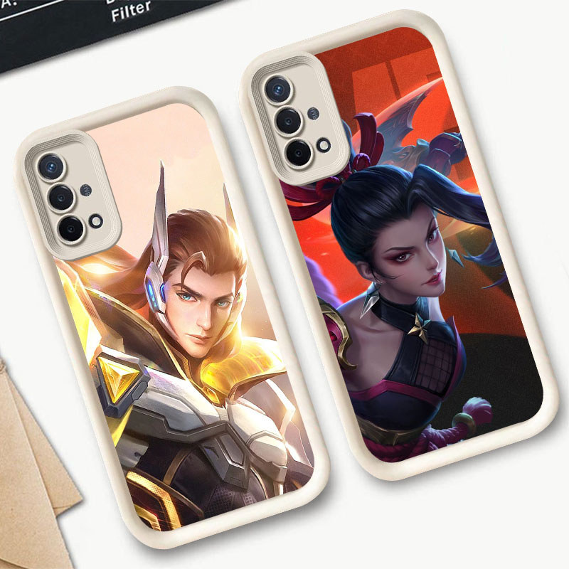J56 Mobile Legends Casing untuk OPPO Reno 4F 5F A16K 4 A16E F17 A93 Pro Lite