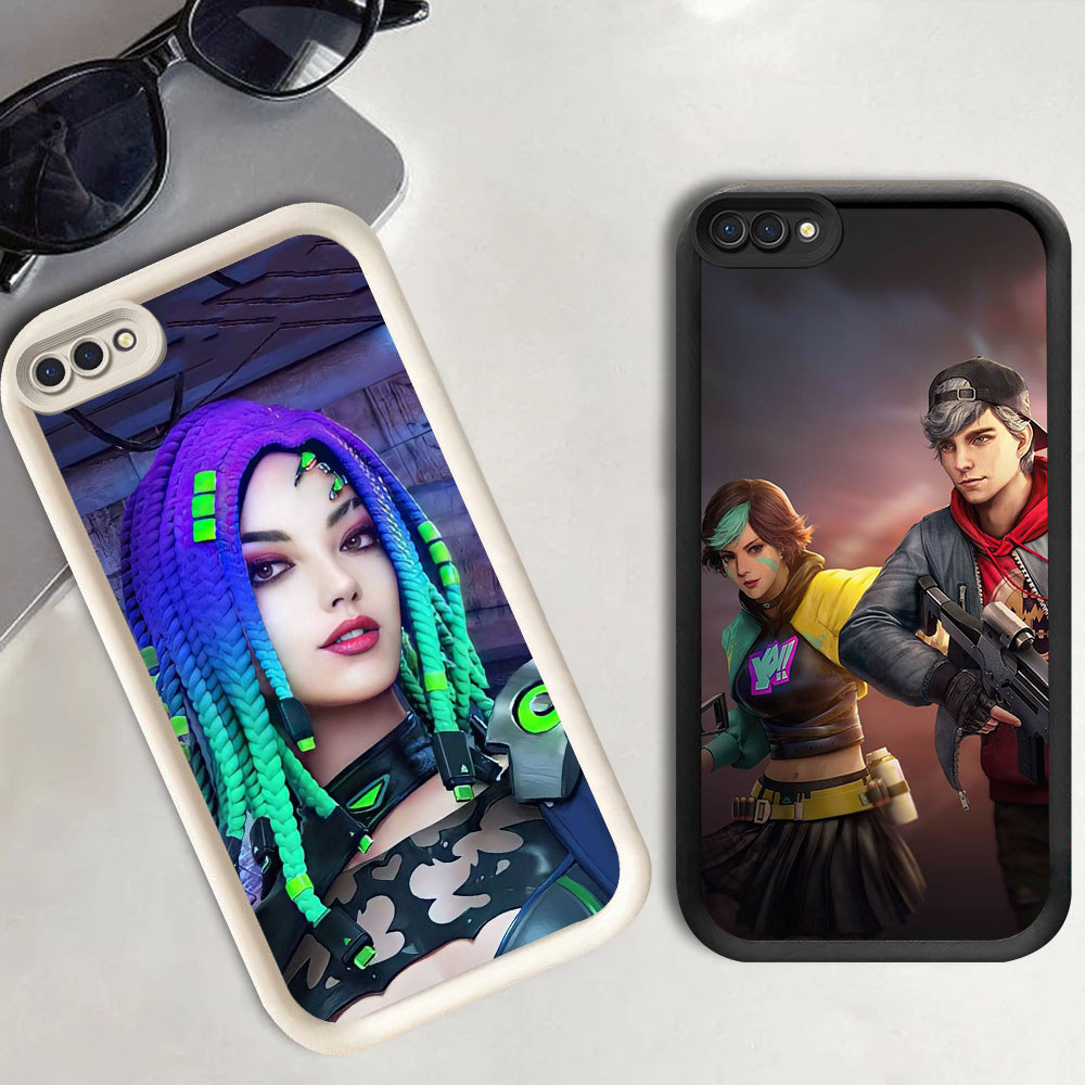 CU-46 Free Fire Shockproof Soft Casing untuk OPPO A12 A1K A12E A3S A12s