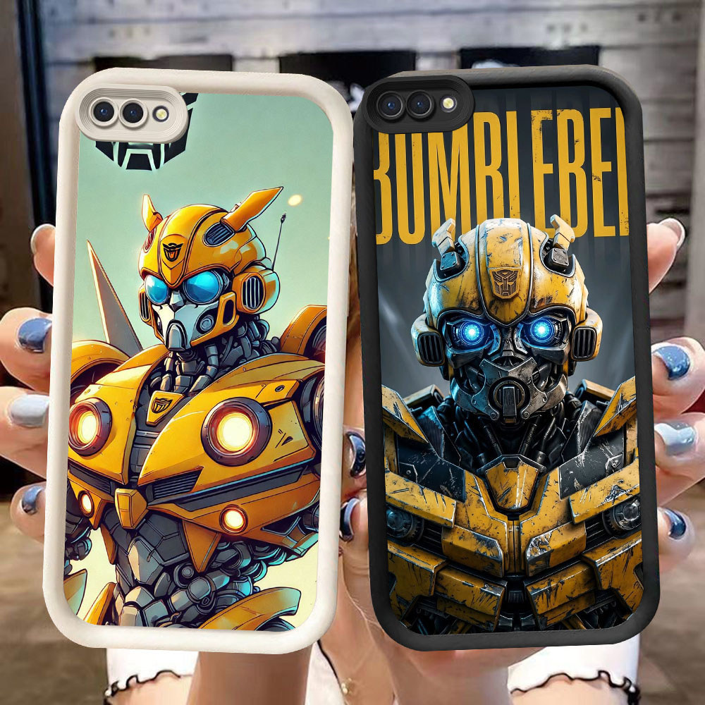 CU-32 Bumblebee Shockproof Soft Casing untuk Realme 2 C2 C2s Pro