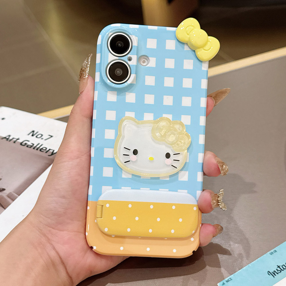 DIY011 Dudukan Seru Casing untuk iPhone XR 12 13 Mini Pro Max Case